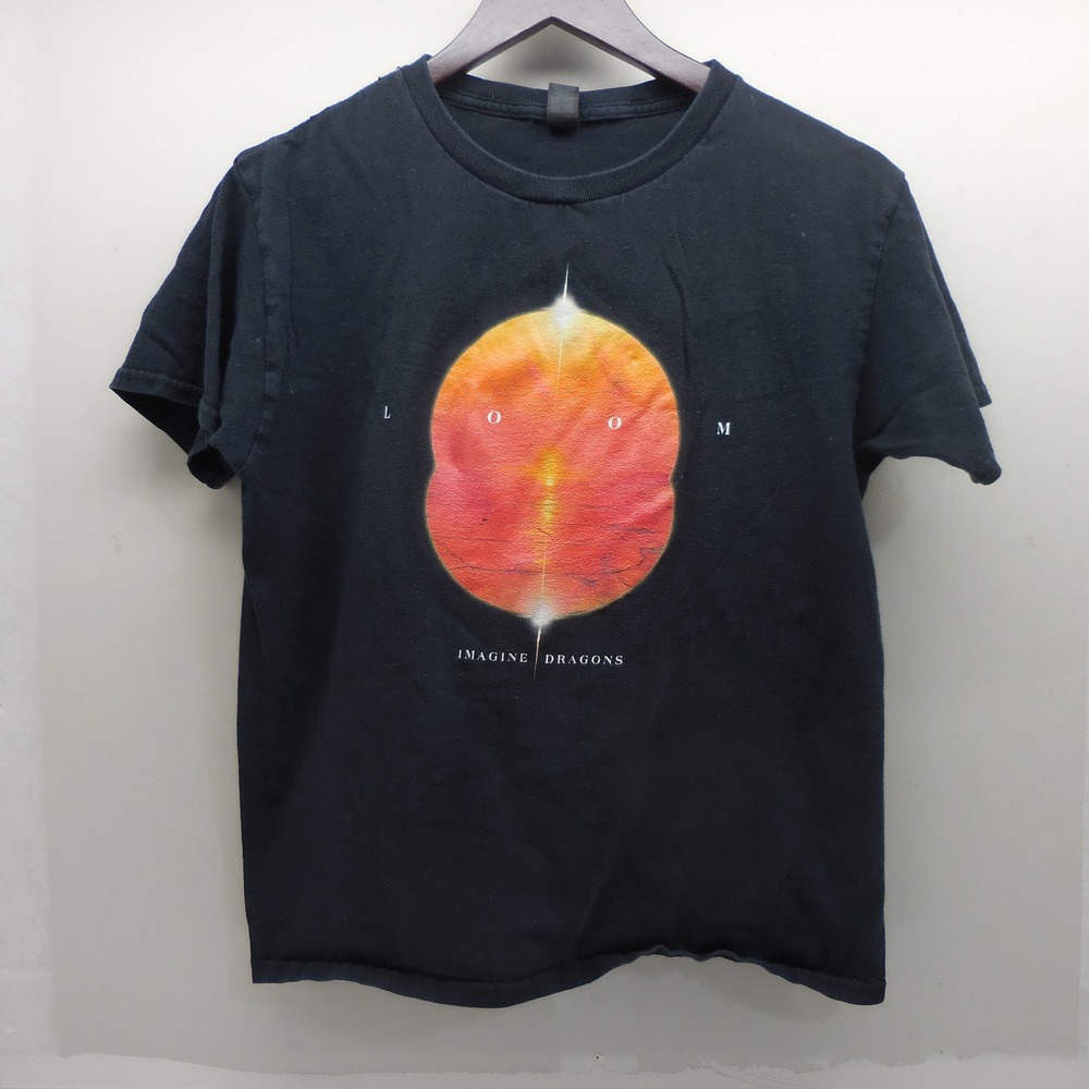 Imagine Dragons Loom World Tour 2024 Concert Graphic T-Shirt Youth Large Black